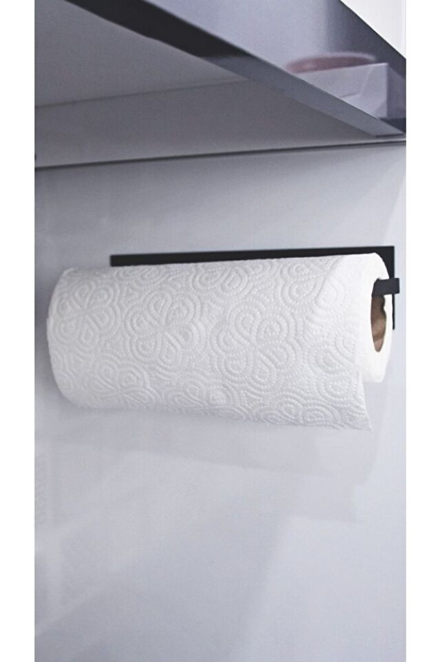 Metal Mat Siyah Kağıt Rulo Havluluk