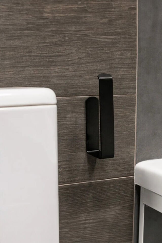 Yapışkanlı Tuvalet Kağıtlığı - Dekoratif Banyo Askısı Peçetelik