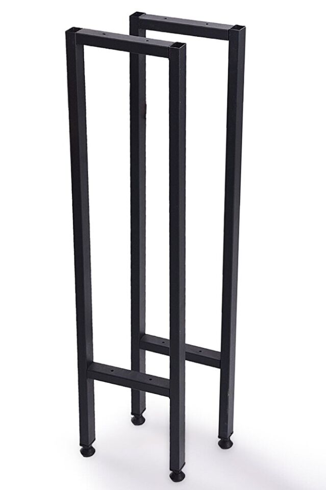 Metal Dresuar-konsol-çok Amaçlı Masa Ayağı 2 Adet Ayak 83 Cm Mobilya Ayağı