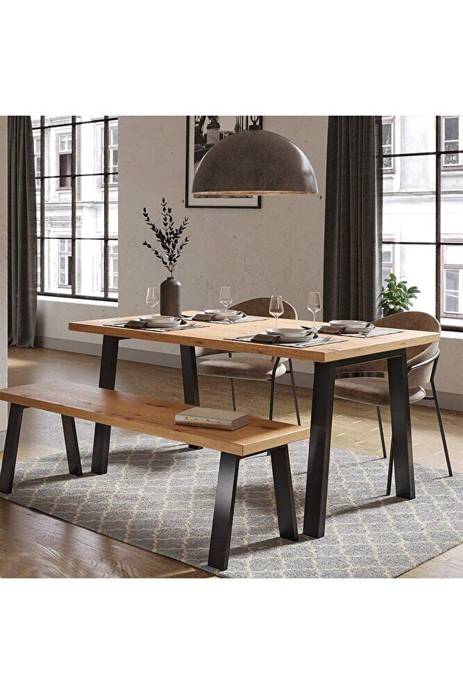 Yemek Masası- Çalışma Masası Ayağı Metal Ayak 2 Adet Ayak 72 Cm