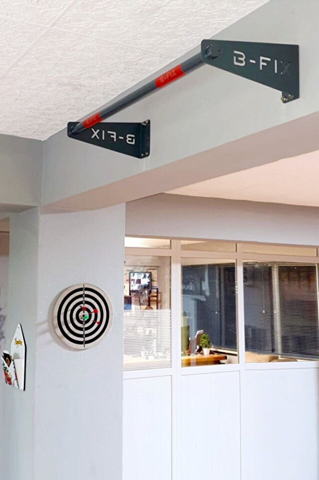 Barfiks Aleti - Barfiks Demiri - Barfix Çubuğu (Siyah)