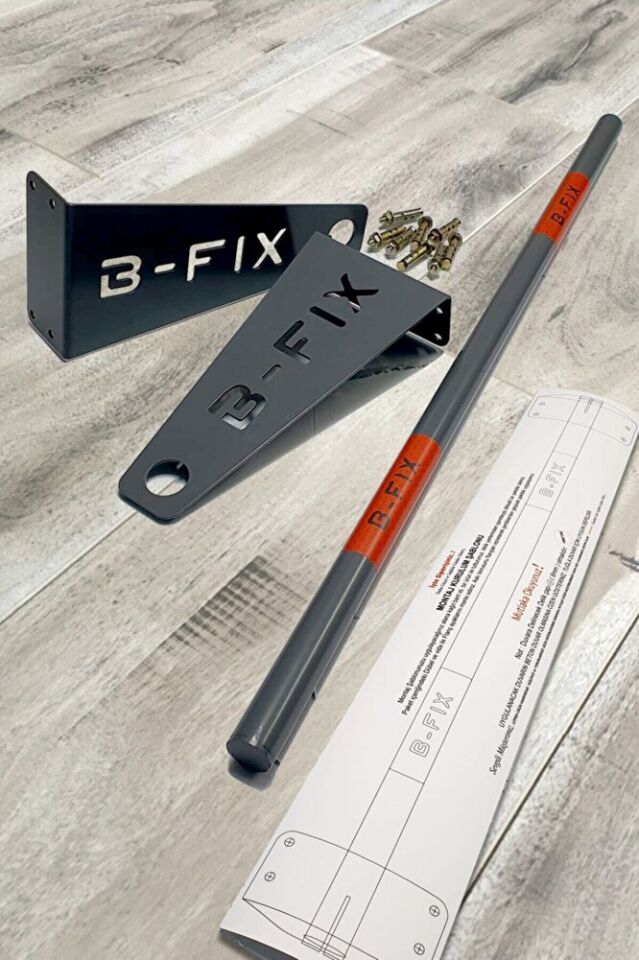 Barfiks Aleti - Barfiks Demiri - Barfix Çubuğu (Siyah)