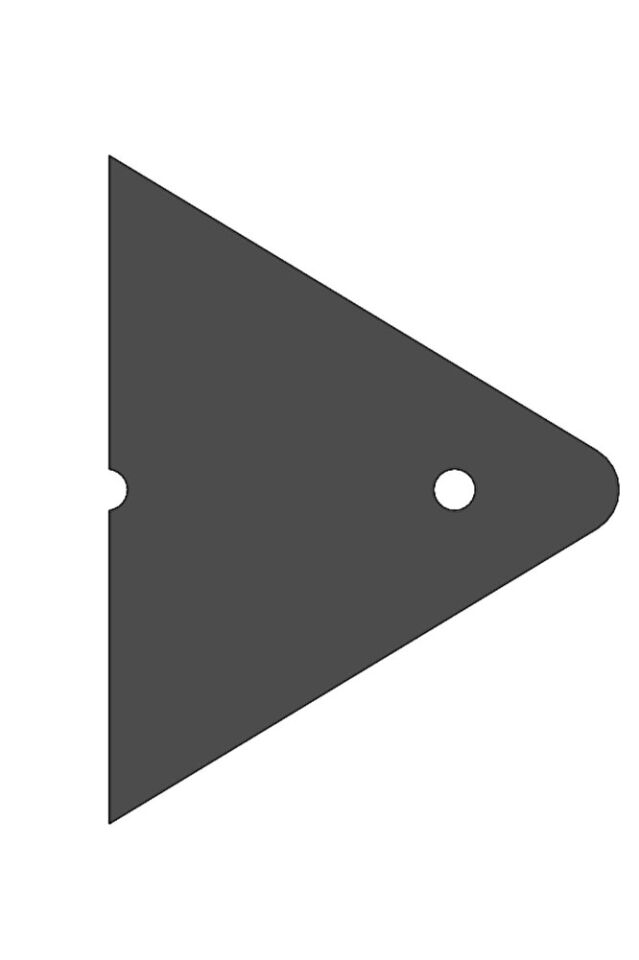 4'lü Gizli Duvar Rafı Askı Aparatı - Sağlam Metal Üçgen Raf Tutucu