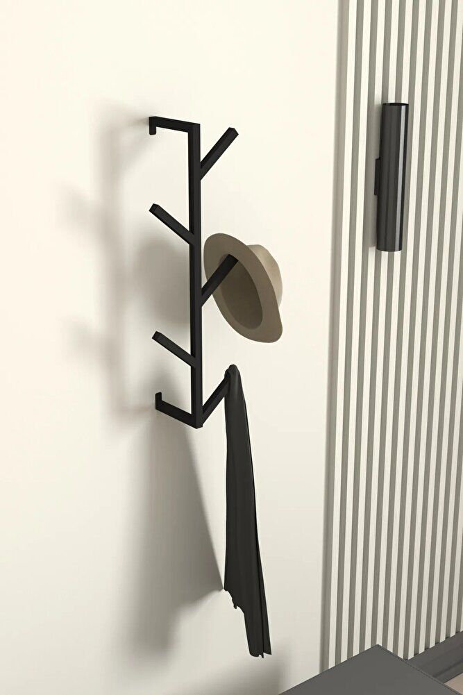 Fidan Metal Antre ,banyo Bornoz Ve Havlu Askılık (5 Askılı- 50cm)