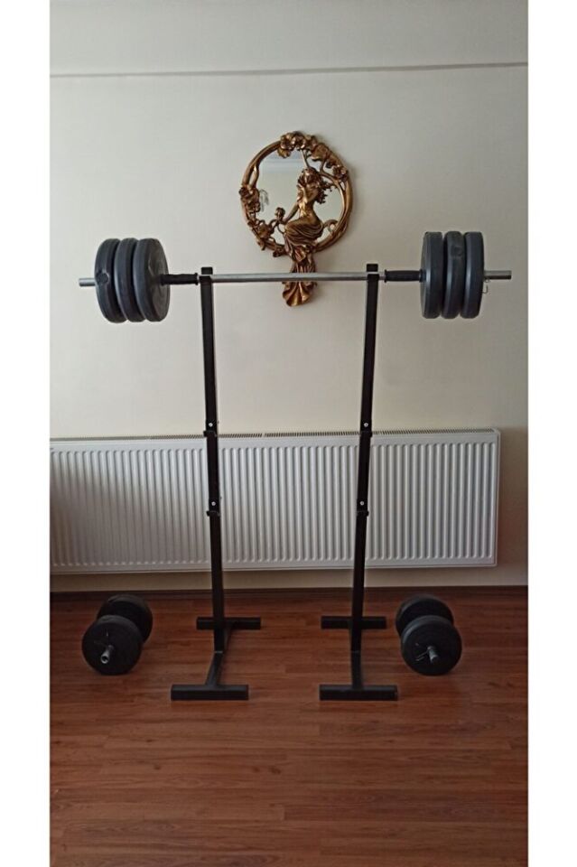 Bench Squat Rack Standı 40x40 Profil 3m Bağlantı Noktalı N-joy Sport Satıcısında