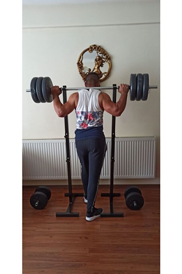 Bench Squat Rack Standı 40x40 Profil 3m Bağlantı Noktalı N-joy Sport Satıcısında