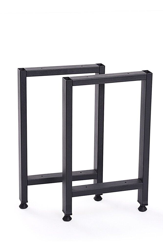 Metal Bank-sehpa-yan Sehpa Ayağı 2 Adet Ayak 42 Cm Mobilya Ayağı