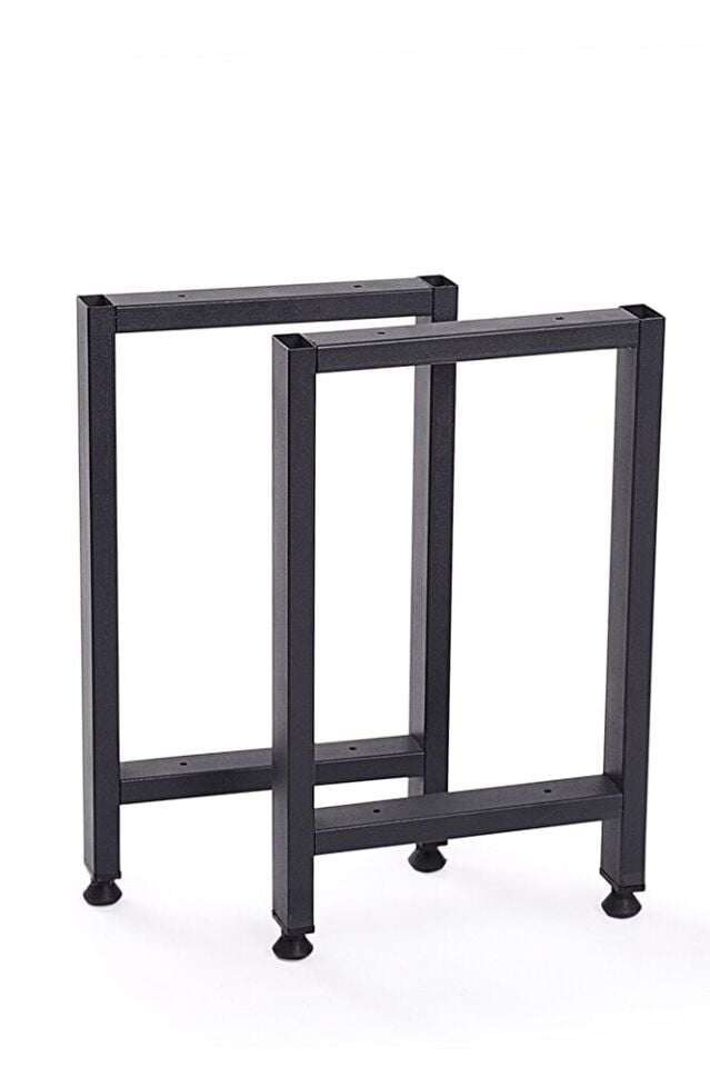 Metal Bank-sehpa-yan Sehpa Ayağı 2 Adet Ayak 42 Cm Mobilya Ayağı