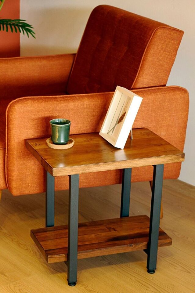 Metal Bank-sehpa-yan Sehpa Ayağı 2 Adet Ayak 42 Cm Mobilya Ayağı