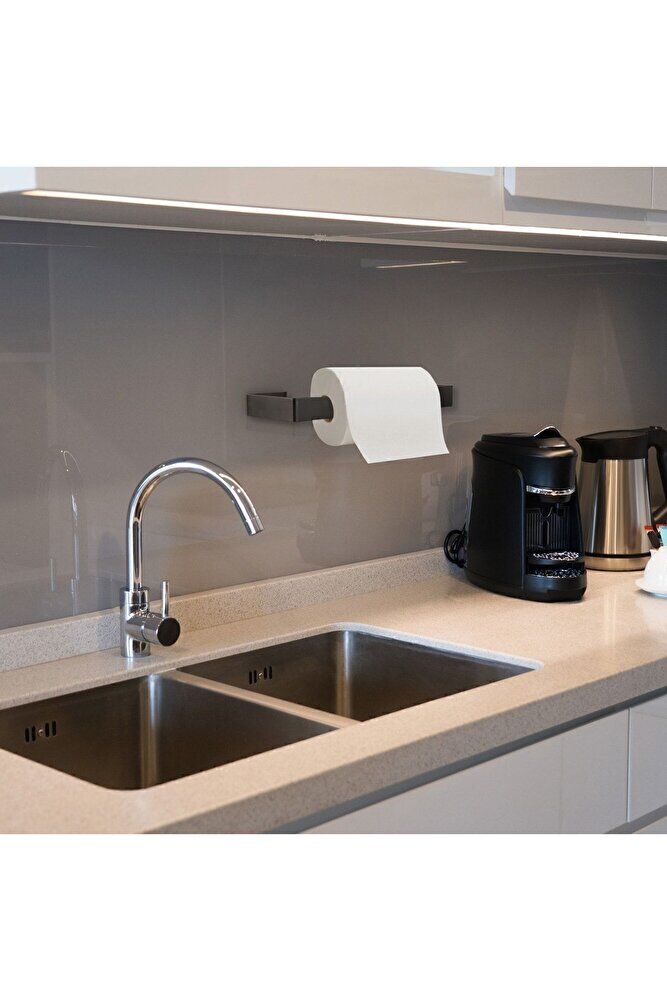 Melody Houseware Kağıt Havluluk, Peçetelik Yapışkanlı-vidalı Metal Peçetelik