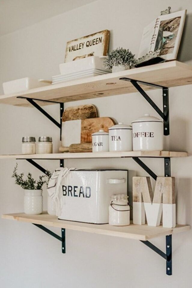 Ağır Yük Raf Altı Ayak Raf Tutucu Destekli L Demir 30x15 Cm Siyah Montaj Aparatı (2 ADET)