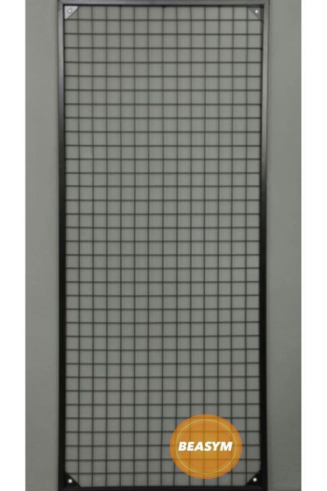 Sık Telli Tel Raf - Tel Pano Stand, Duvar Askılığı 60x150 Cm