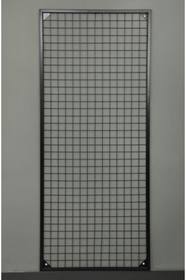Sık Telli Tel Raf - Tel Pano Stand, Duvar Askılığı 75x200 Cm